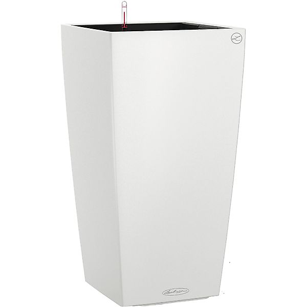 Lechuza® Pflanzkübel Pflanzgefäß Cubico Color 30 weiß (Komplettset) günstig online kaufen
