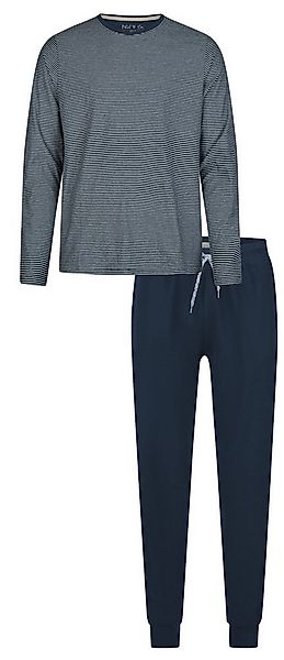 Phil & Co. Schlafanzug Herren Pyjama lang (2 tlg) Baumwolle günstig online kaufen