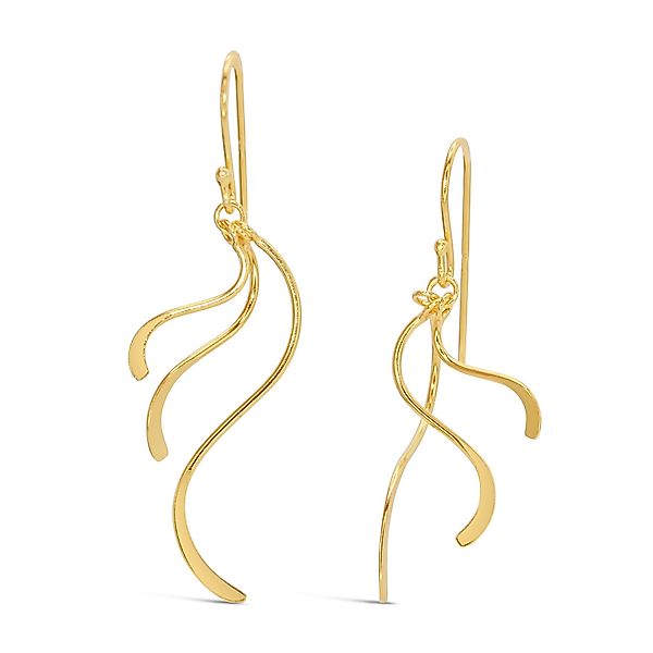 Ars-Argenti Paar Ohrhänger Glamouröse Ohrhänger Ohrringe-18K doppelt vergol günstig online kaufen