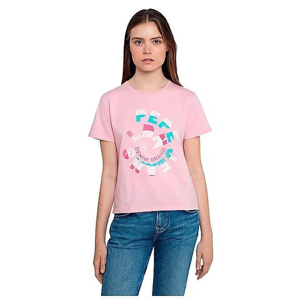 Pepe Jeans Dree Kurzärmeliges T-shirt XS Pink günstig online kaufen