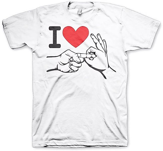 Hybris T-Shirt I Love To Make Love T-Shirt günstig online kaufen