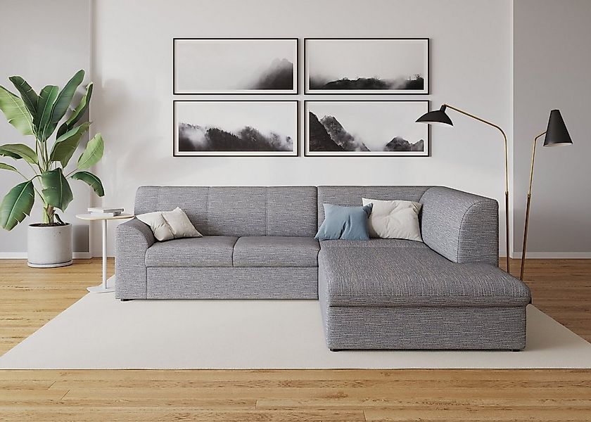 DOMO collection Ecksofa "Topper zeitlos elegant, kompakte Stellmaße, OTTOs günstig online kaufen