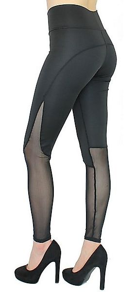 dy_mode Highwaist Leggings Hochtaillierte Damen Leggings mit Mesh-Einsätzen günstig online kaufen