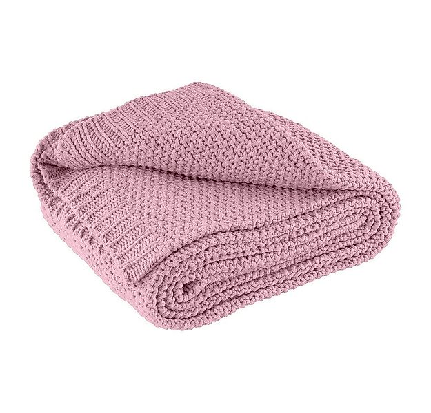 Wohndecke Strick, wometo, OEKO-TEX®, Kuscheldecke mit edlem & schlichtem St günstig online kaufen