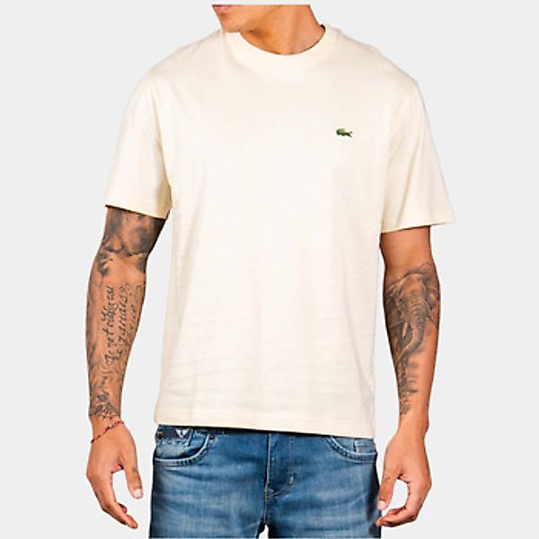Lacoste  T-Shirt Cotton t-shirt - naturel clair günstig online kaufen