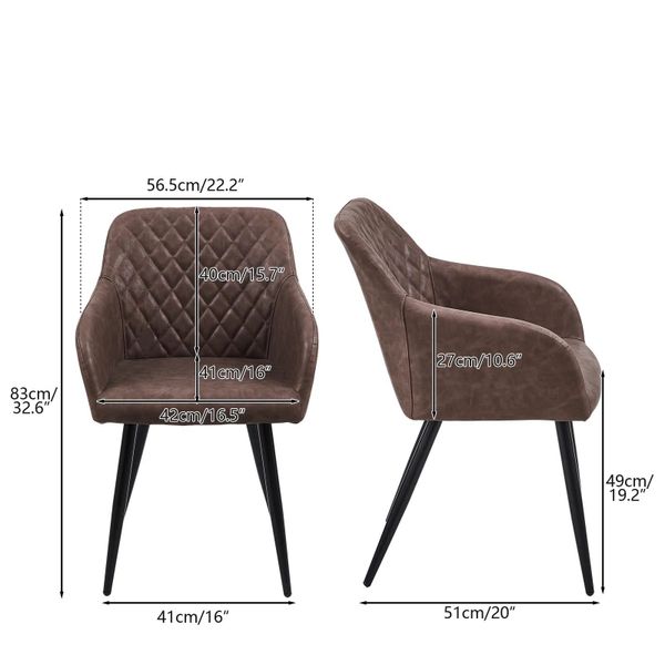 Ofcasa Esszimmerstuhl Gepolsterter Küchenstühle (4er Set), günstig online kaufen