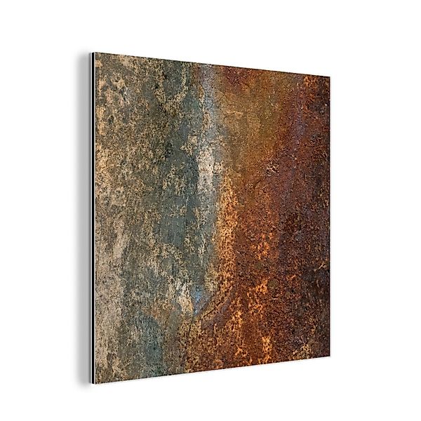 MuchoWow Metallbild Stahl - Rost - günstig online kaufen