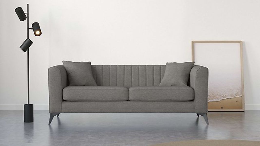 Places of Style 3-Sitzer "MATTHEW elegantes Designsofa, Maße B/T/H: 201/86/ günstig online kaufen