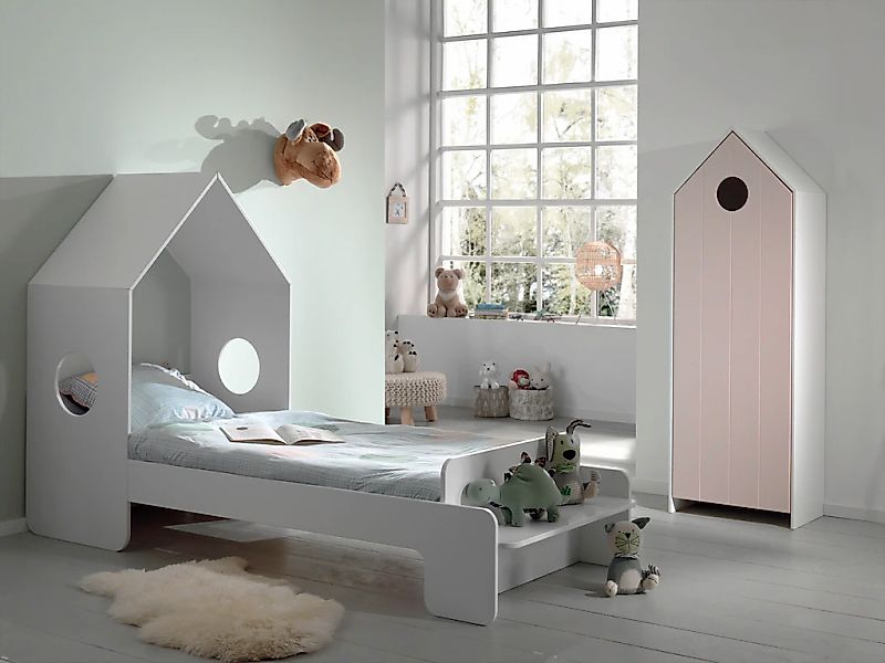 Vipack Jugendzimmer-Set "Casami", (Set, 2 tlg., Hausbett, Schrank), Bett in günstig online kaufen