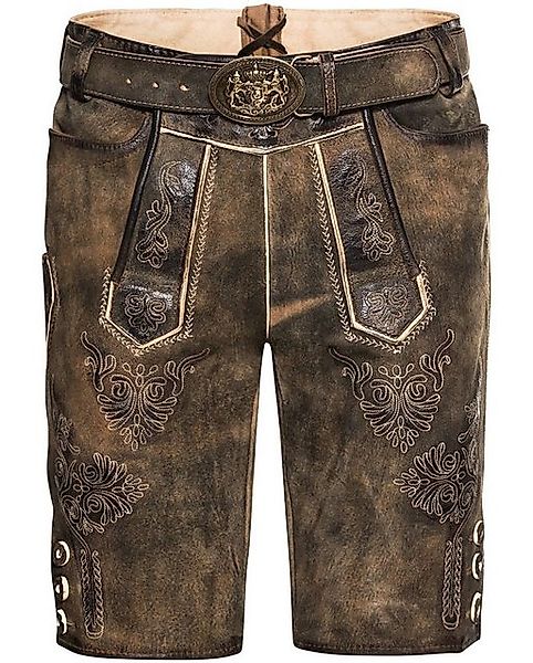 Luis Steindl Trachtenhose Kurze Lederhose mit Gürtel günstig online kaufen