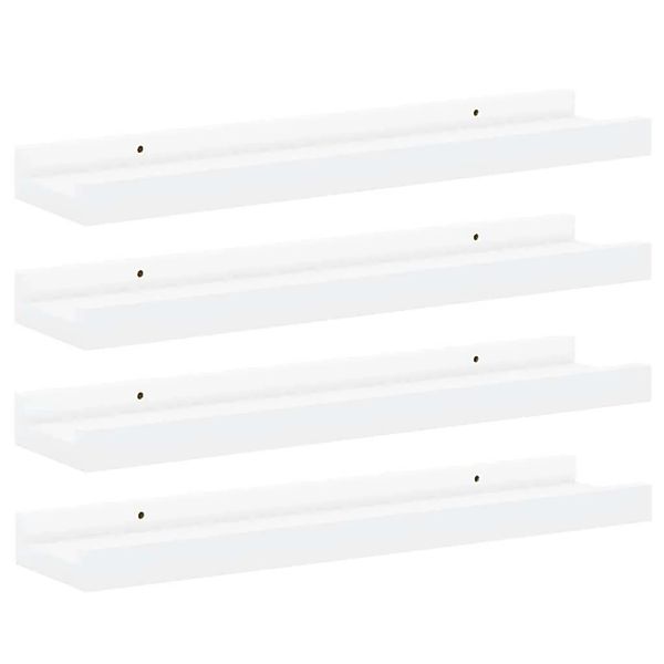 vidaXL Wandregale 4 Stk Weiß 40x9x3 cm 326660 günstig online kaufen