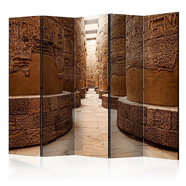 5-teiliges Paravent - The Temple Of Karnak, Egypt Ii [room Dividers] günstig online kaufen