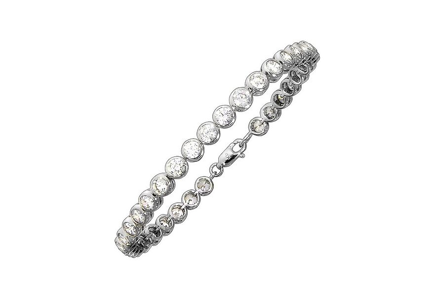 Vivance Armband Silber 925 rhodiniert 34x Zirkonia günstig online kaufen