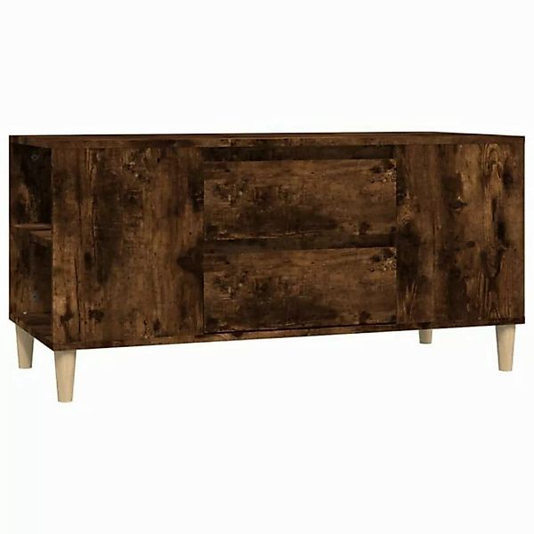 furnicato TV-Schrank Räuchereiche 102x44,5x50 cm Holzwerkstoff (1-St) günstig online kaufen