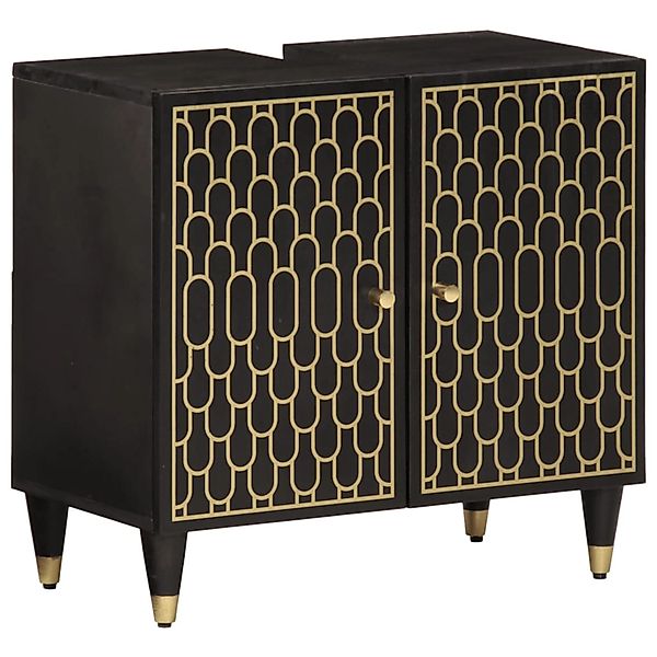 vidaXL Waschbeckenunterschrank 62x33x58 cm Massivholz Mango 358339 günstig online kaufen