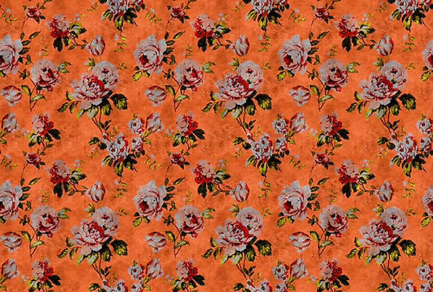 living walls Fototapete »Walls by Patel Wild Roses 2« glatt Vlies, Wand, Sc günstig online kaufen