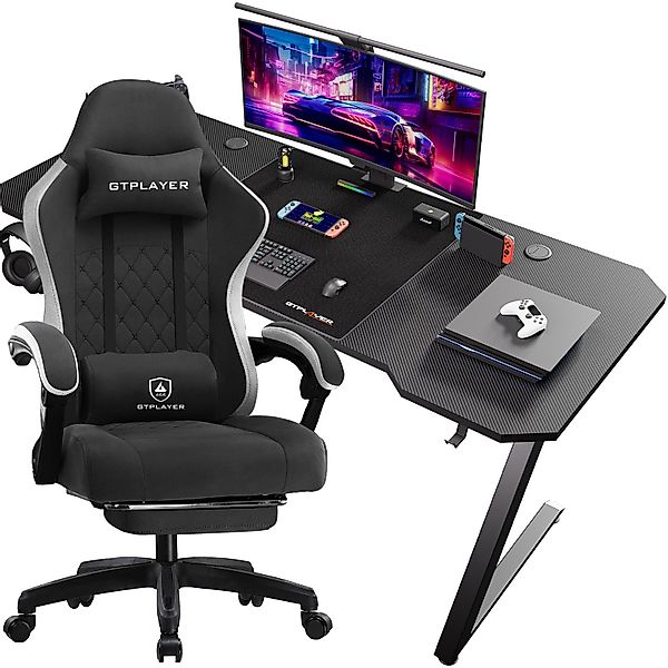 GTPLAYER Gaming-Stuhl Ergonomischer Gaming Sessel Schreibtischstuhl günstig online kaufen