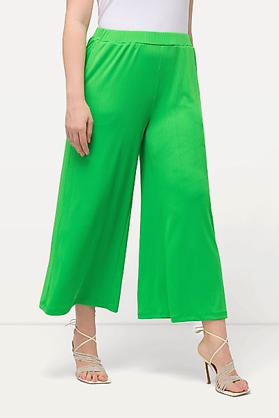 Ulla Popken Funktionshose Culotte Struktur wadenlang günstig online kaufen