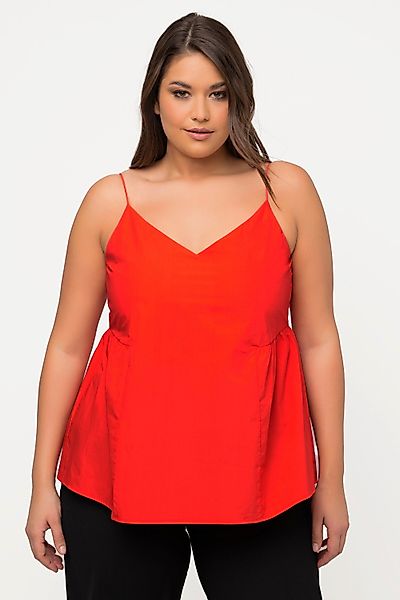 Ulla Popken Spitzenbluse Top A-Linie Spaghettiträger günstig online kaufen