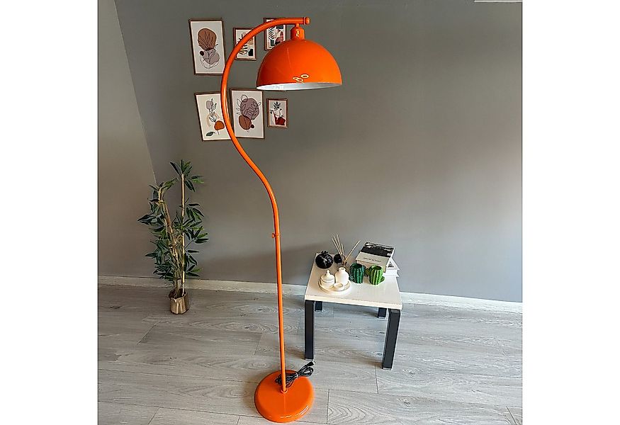 Bamyum Stehlampe Orange Stehlampe Modern Dekorative Metall Lampe, ohne Leuc günstig online kaufen