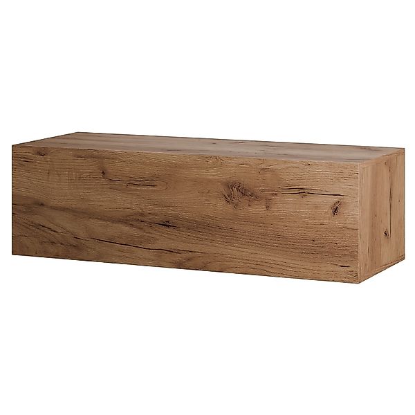 Planetmöbel Garderoben-Set Hängeschrank WEST 100 cm gold eiche / anthrazit, günstig online kaufen