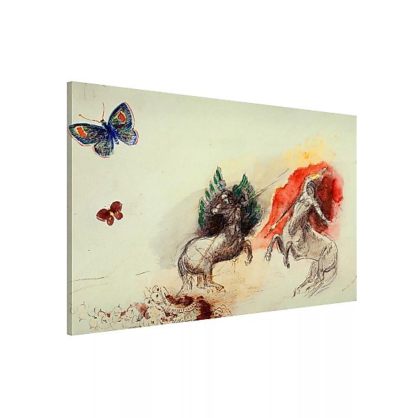 Magnettafel Kunstdruck - Querformat 3:2 Odilon Redon - Schlacht der Kentaur günstig online kaufen