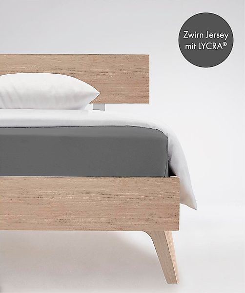 fleuresse Spannbettlaken Comfort, Jersey-Elasthan, Gummizug: rundum, günstig online kaufen