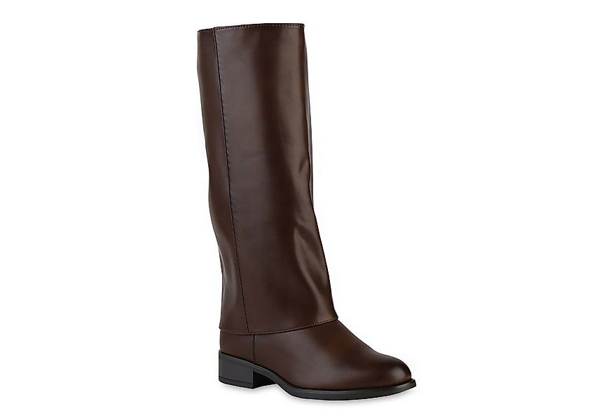 VAN HILL 841330 Stiefel Damen Gefütterte Klassische Stiefel Leder-Optik Bas günstig online kaufen