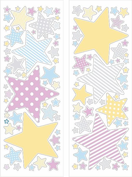 Art for the home Wandtattoo "Sterne", (1 St.), Selbstklebend (2x 25x70cm) günstig online kaufen