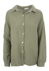 Seasons of April Hemdbluse Oversized Musselinbluse günstig online kaufen