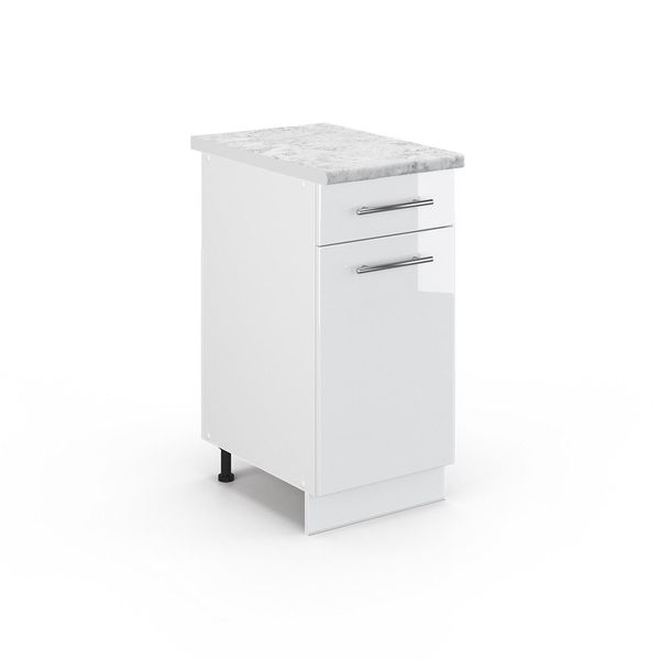 Vicco Unterschrank Fame-Line, Weiß Hochglanz/Weiß, 40 günstig online kaufen