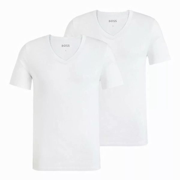 BOSS T-Shirt T-Shirt 2P ComfortS mit gesticktem Ton-in-Ton Logo günstig online kaufen