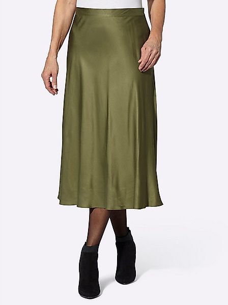 Witt A-Linien-Rock Satin-Rock günstig online kaufen