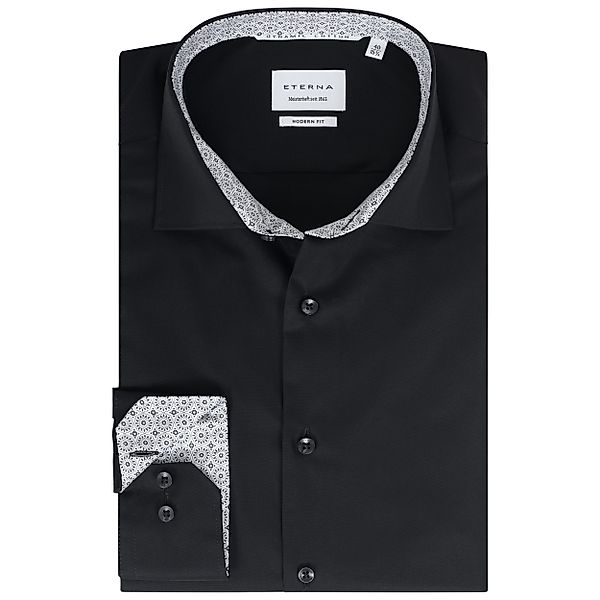 Eterna Businesshemd Modern Fit I Schwarz günstig online kaufen