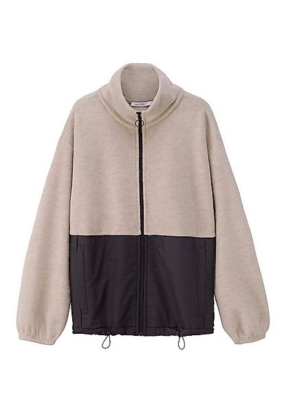 Hessnatur Fleecejacke Oversize aus Bio-Merinowolle mit Bio-Baumwolle (1-St) günstig online kaufen