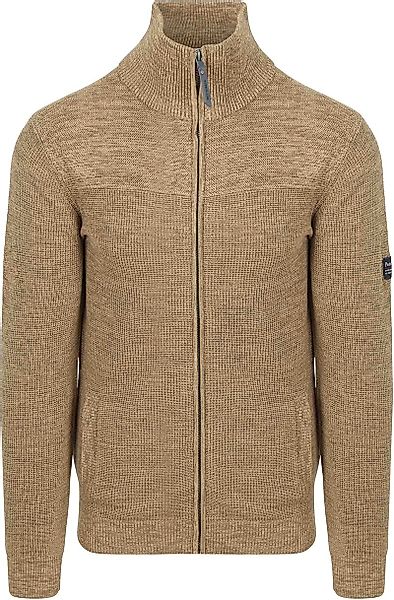Petrol Strickjacke Maywood Braun - Größe XXL günstig online kaufen