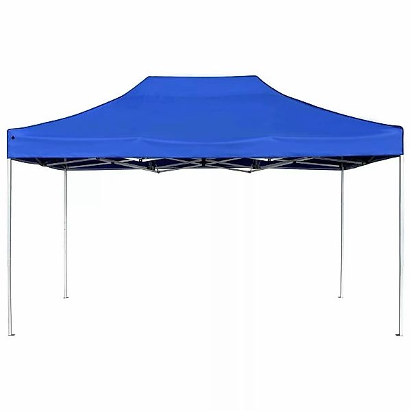 vidaXL Profi-Partyzelt Faltbar Aluminium 4,5x3 m Blau günstig online kaufen