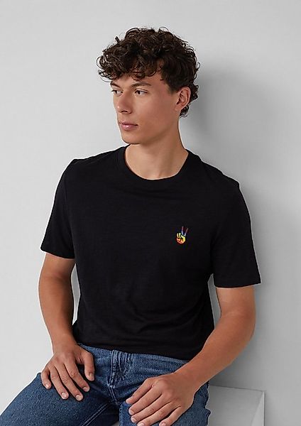 s.Oliver Kurzarmshirt T-Shirt T-Shirt mit Pride-Motiv günstig online kaufen