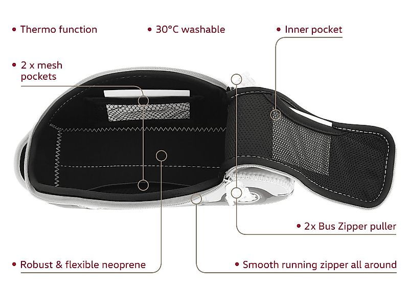 VW Collection by BRISA Kulturbeutel Volkswagen Neopren Kosmetikbeutel im Kä günstig online kaufen