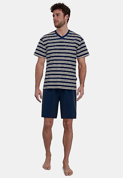 GÖTZBURG Shorty "Waterford", 2 Stk. Kurzarm, V-Ausschnitt, kurze Hose, Baum günstig online kaufen