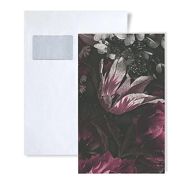PROFHOME 1 MUSTERSTÜCK S-385094-GU DIN A4 MUSTER der Floral Tapete günstig online kaufen