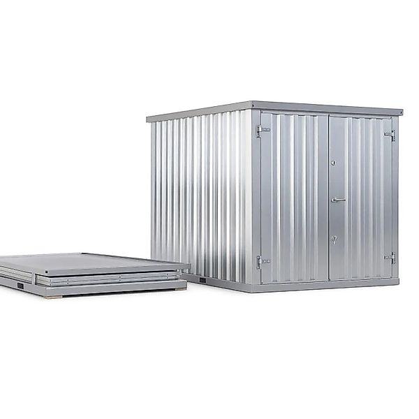 LagercontainerXXL 2m Lagercontainer mit Doppeltür & Doppelverriegelung Voll günstig online kaufen