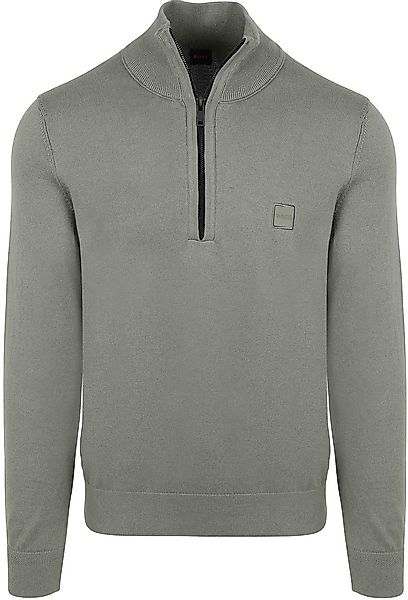 BOSS Kanobix Half Zip Pullover Grün - Größe XXL günstig online kaufen