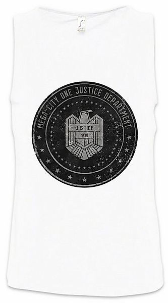 Urban Backwoods Tanktop Mega City One Justice Dept Logo IV Ärmelloses T-Shi günstig online kaufen