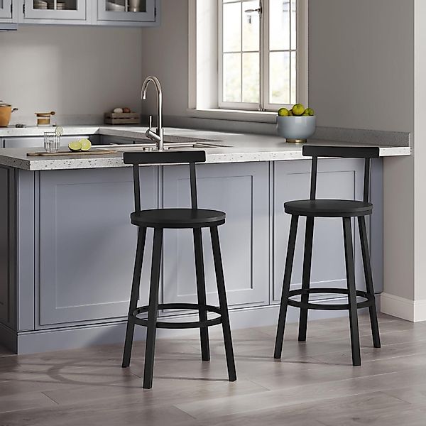 Woltu Barhocker (4 St), Barstuhl rund, günstig online kaufen