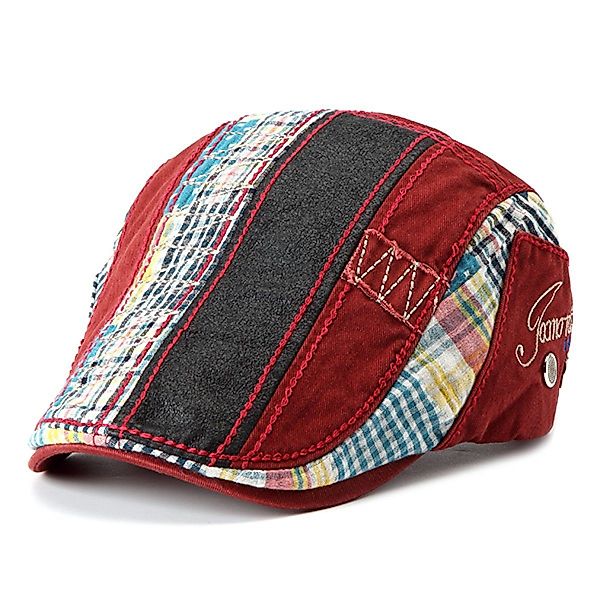 Sporty Flat Cap Gatsby Patch Schirmmütze günstig online kaufen