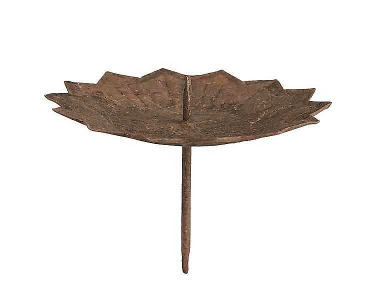 Viana Kerzenhalter Steck-Kerzenhalter Ø11cm H8cm Rost-Effekt Vintage Look 4 günstig online kaufen