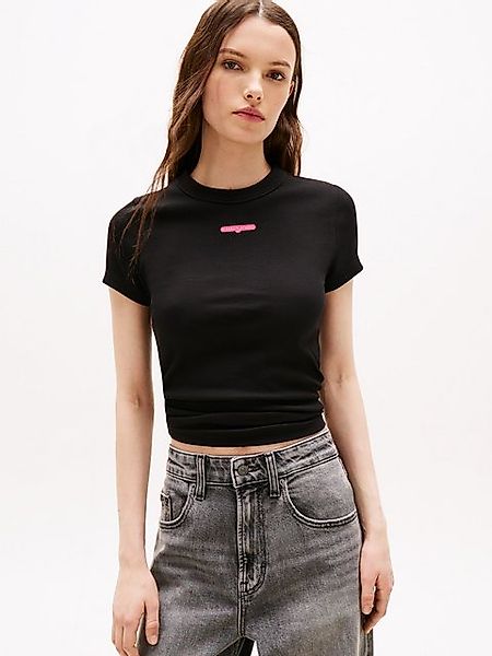 Tommy Jeans Kurzarmshirt TJW SLIM SCRIPT LABEL SS TEE EXT günstig online kaufen