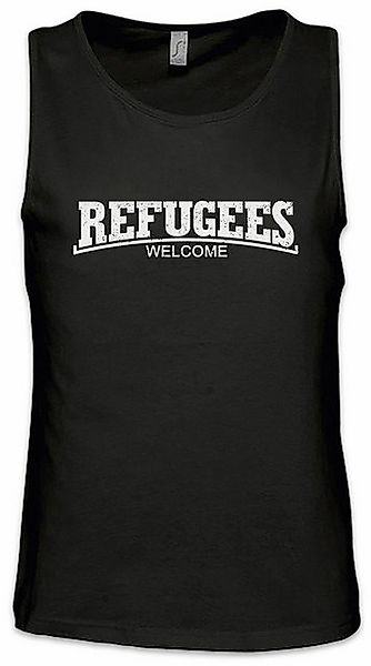 Urban Backwoods Tanktop Refugees Welcome III Ärmelloses T-Shirt Demo Pro Fl günstig online kaufen