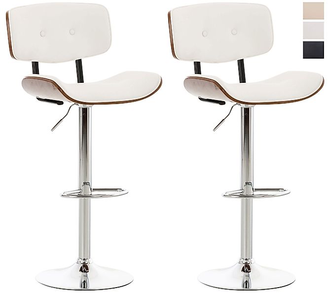 CLP Barhocker Sarnia Kunstleder (2er Set, günstig online kaufen